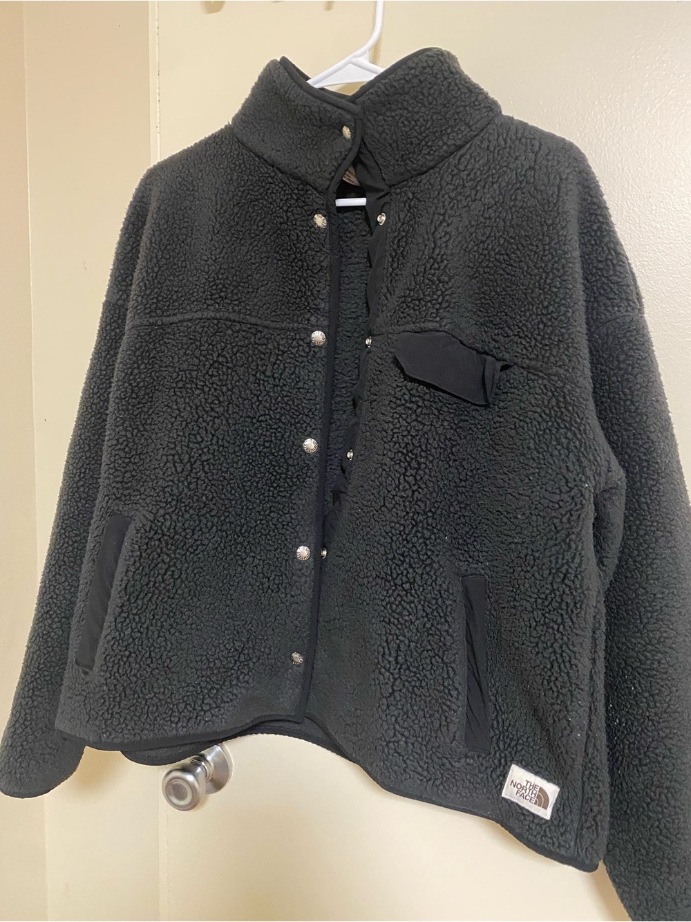 The North Face Black Teddy Sherpa Jacket